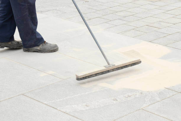 Broom Finish Concrete Patio